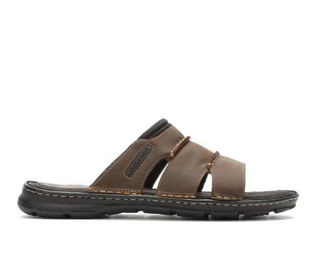 Men's Rockport Darwyn Outdoor Sandals in Brown color