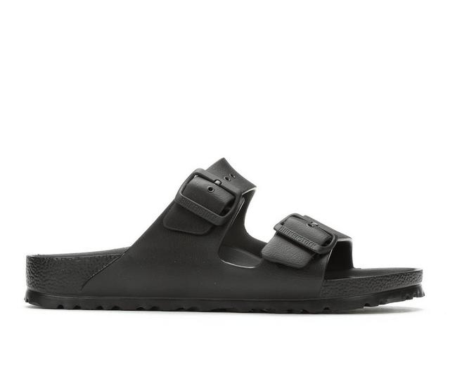 Women's Birkenstock Arizona Essentials Footbed Sandals in Black color