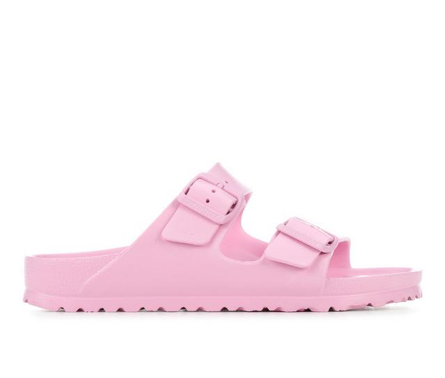 Women's Birkenstock Arizona Essentials Footbed Sandals in Fondant Pink color