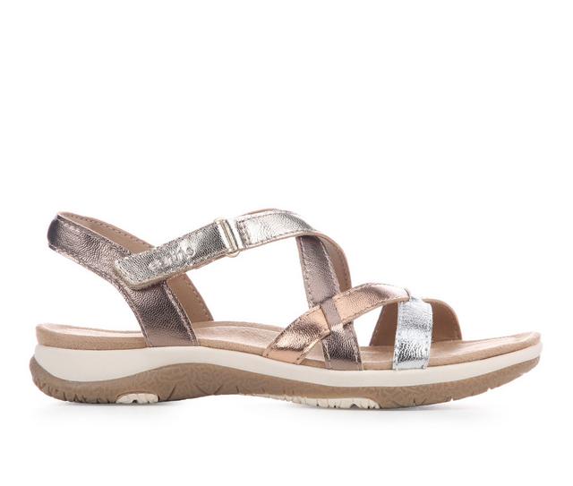Women's Earth Origins Sterling Sandals in Silver Multi color