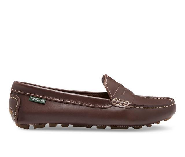 Women's Eastland Patricia Penny Loafers in Brown color