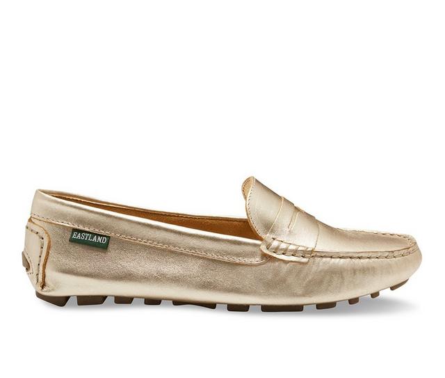 Women's Eastland Patricia Penny Loafers in Gold color