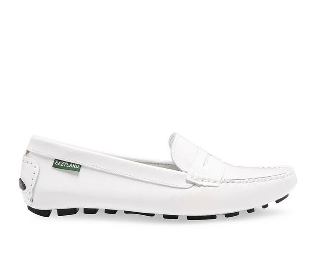 Women's Eastland Patricia Penny Loafers in White color