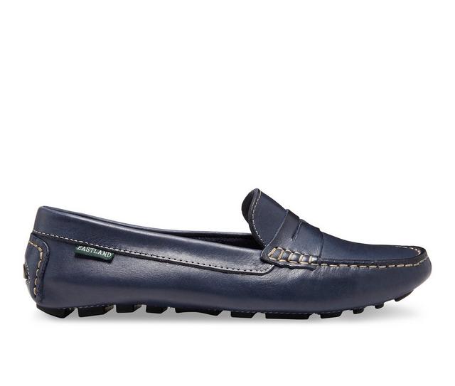 Women's Eastland Patricia Penny Loafers in Navy color