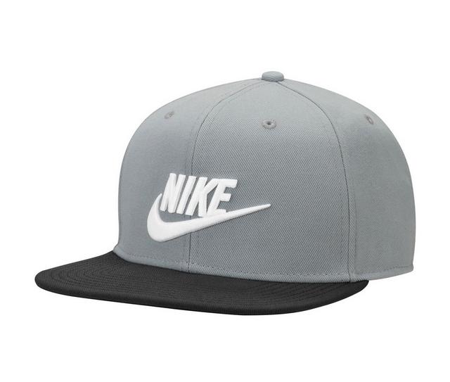 Nike Adult Unisex NSW Futura Pro Flat Bill Cap in Particle Grey color