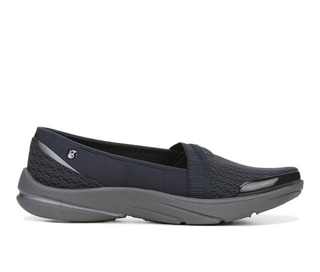 Women's BZEES Lollipop Slip-On Shoes in Navy Mesh color