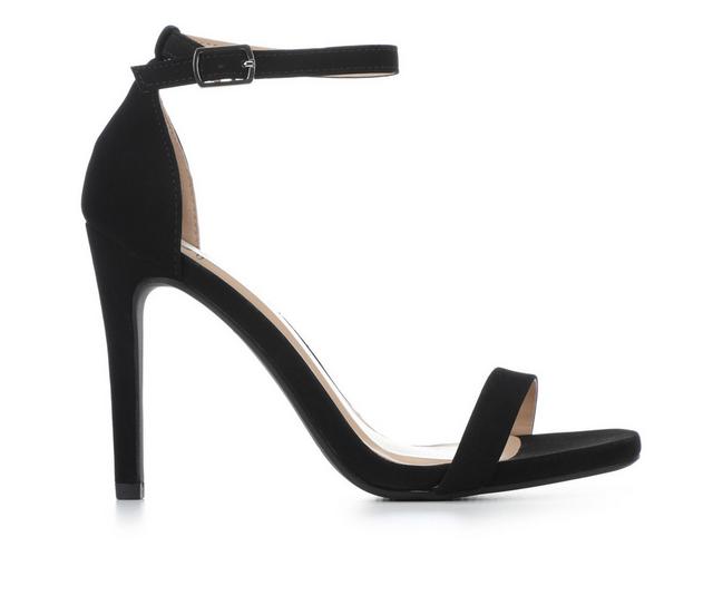 Women's Delicious Jaiden-S Ultra High Heel Dress Sandals in Black color