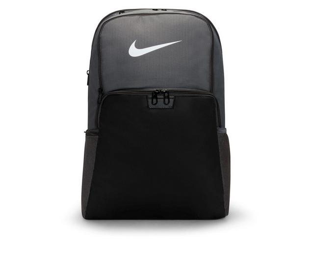 Nike Brasilia XL Backpack in Iron Grey/White color