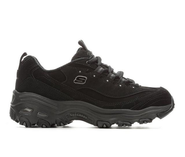 Women's Skechers D'Lites Play On 11949 Sneakers in Black color