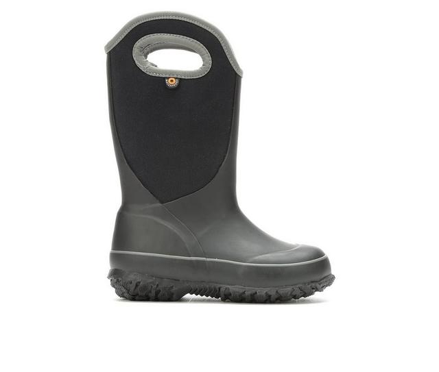 Kids' Bogs Footwear Little Kid & Big Kid Classic Solid Winter Boots in Black color