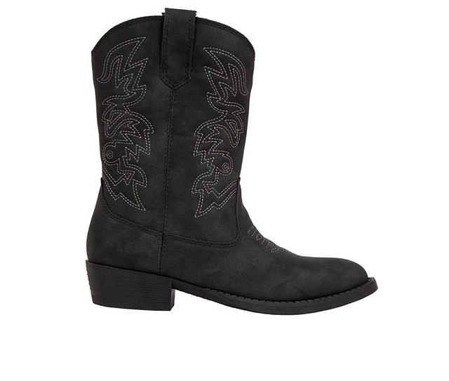 Boys black cowboy boots best sale