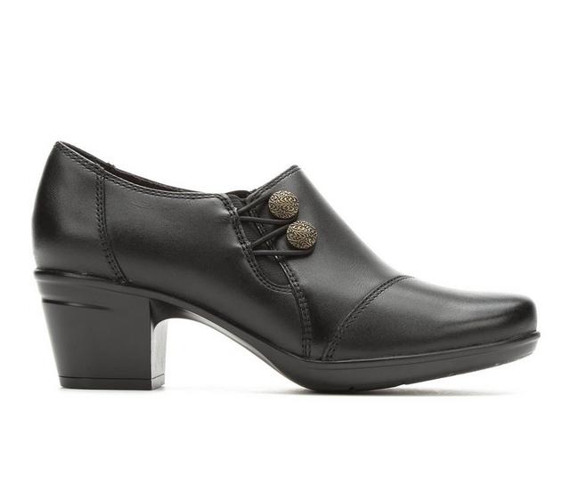 Women's Clarks Emslie Warren Booties in Black color