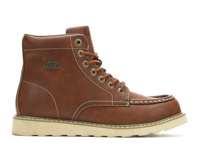 Men's Lugz Roamer Hi Boots in Dk Brown/Gum color