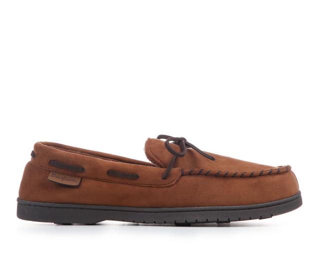 Dearfoams Toby Microsuede Moccasins in TAN color