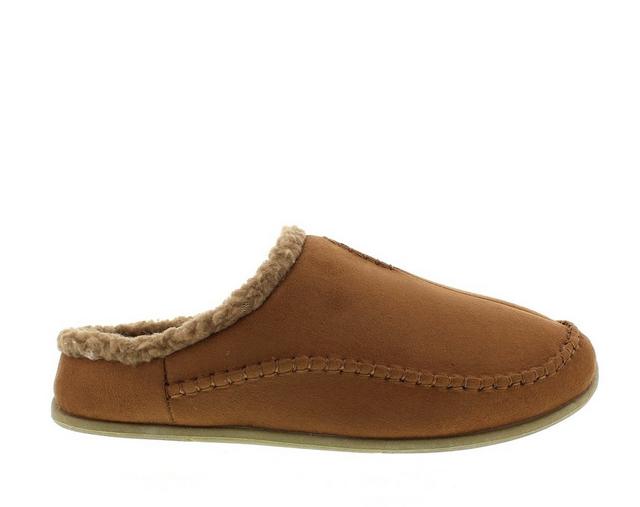 Deer Stags Nordic Clog Slippers in Chestnut color