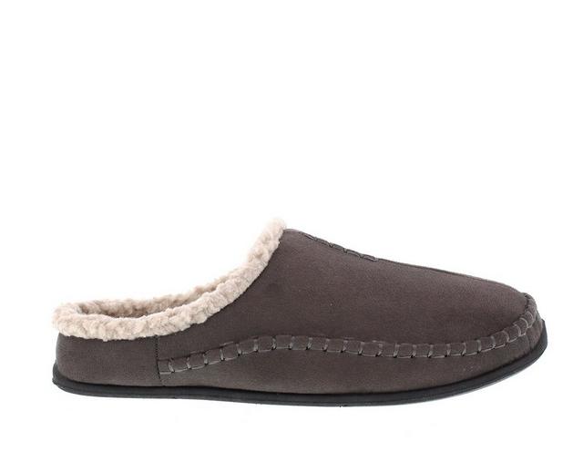 Deer Stags Nordic Clog Slippers in Charcoal color