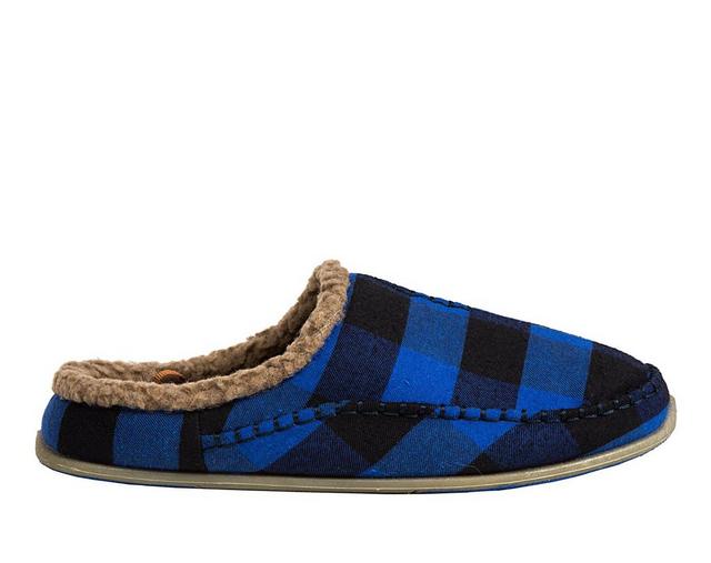 Deer Stags Nordic Clog Slippers in Blue/Black color