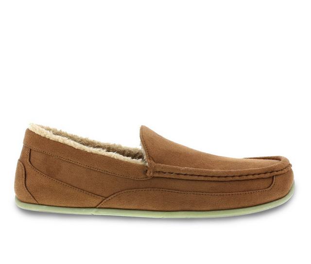 Deer Stags Spun Moccasin Slippers in Chestnut color