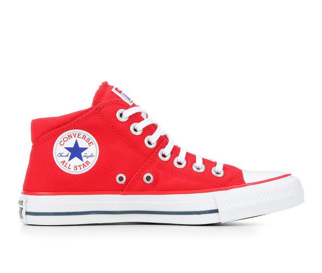 Women's Converse Chuck Taylor All Star Madison Mid-Top Sneakers in Red/White color