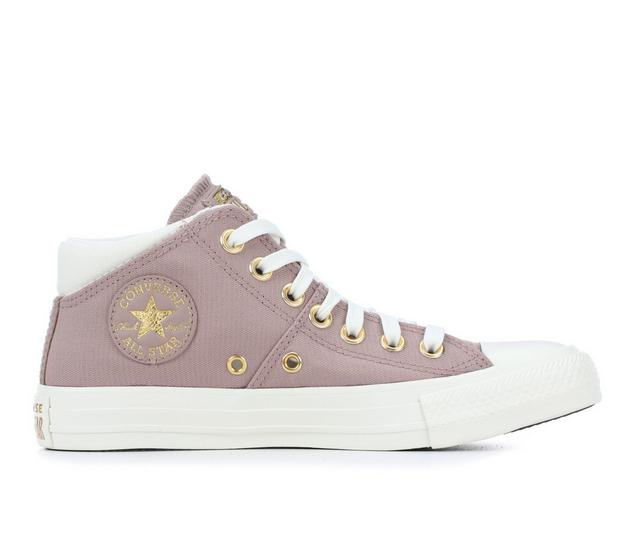 Women's Converse Chuck Taylor All Star Madison Mid-Top Sneakers in Dust/Egret/Gold color