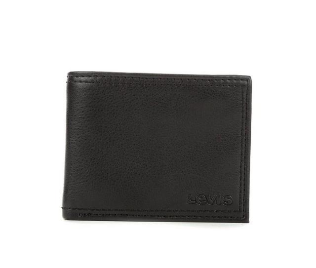 Levi's Accessories RFID Traveler Wallet w/Interior Zipper in Black color