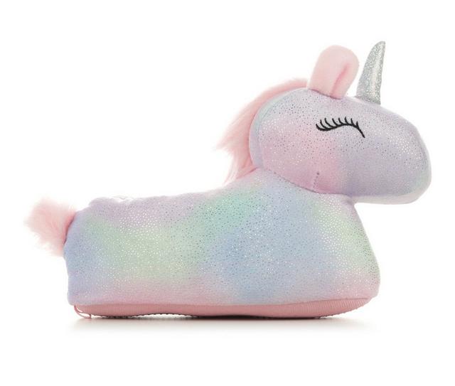 Capelli New York Little Kid & Big Kid Unicorn Slippers in Pastel/Combo 21 color