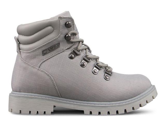 Women's Lugz Grotto II Lace-Up Boots in Grey/Grey color
