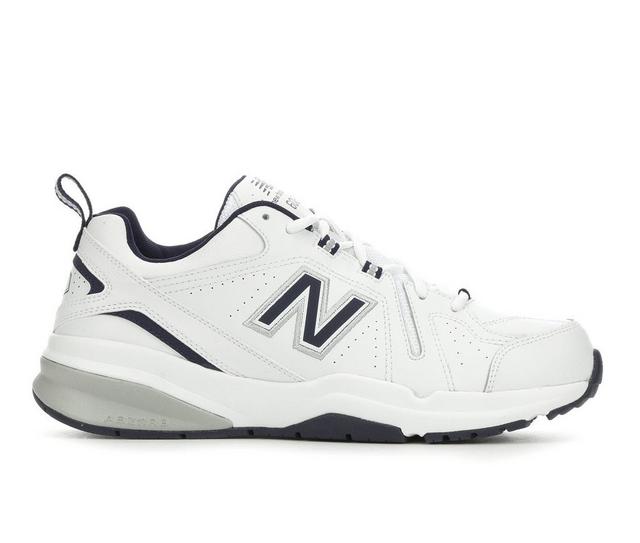 Men's New Balance MX608V5 Training Shoes in White/Navy color