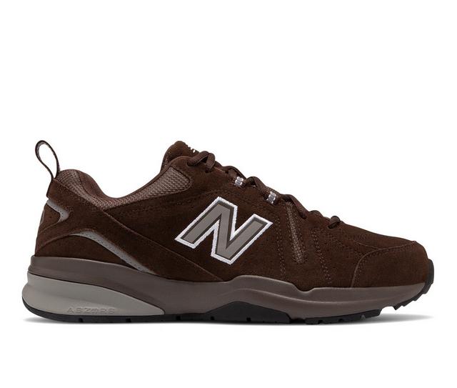 Men's New Balance MX608V5 Training Shoes in Chocolate color