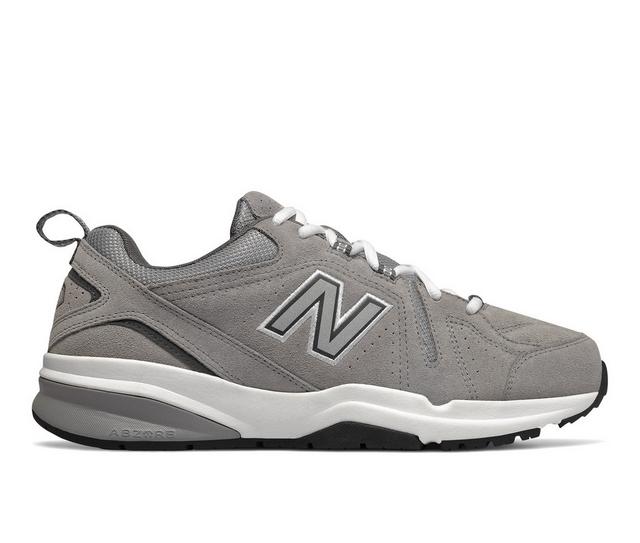 Men's New Balance MX608V5 Training Shoes in Grey/White color