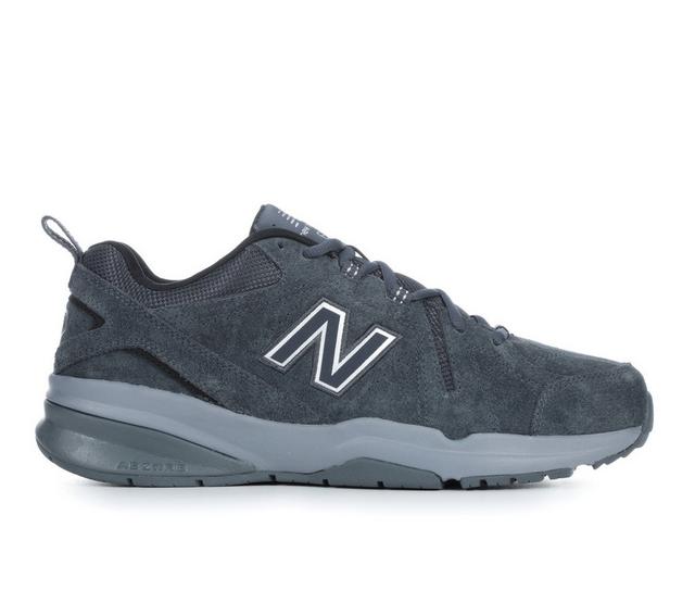 Men's New Balance MX608V5 Training Shoes in Orca/Gunmetal color