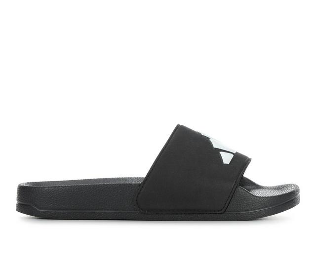 Kids' Adidas Little Kid & Big Kid Adilette Shower Sport Slides in B/W Logo color