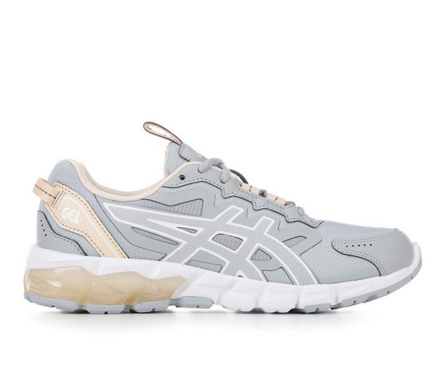 Women's ASICS Gel Quantum 90 Running Shoes in Grey/Pink color