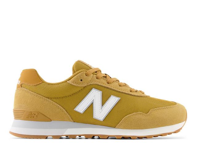 Men's New Balance 515 Sustainable Sneakers in TAN / WHITE color