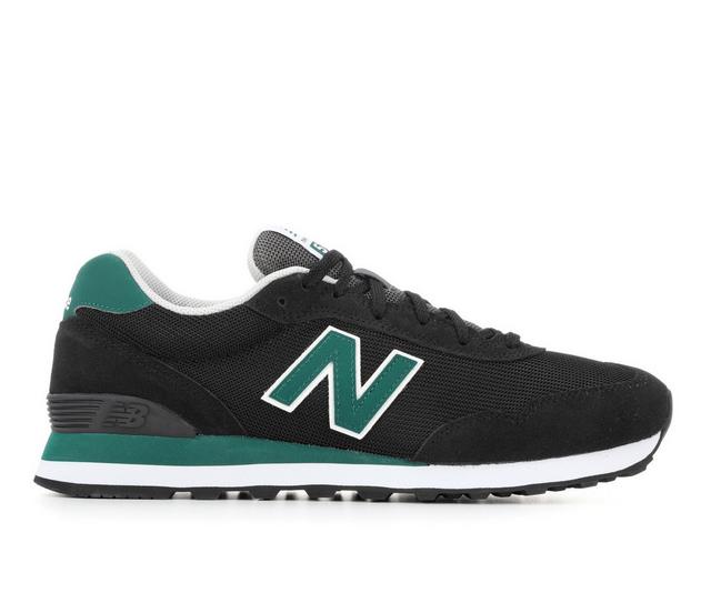 Men's New Balance 515 Sustainable Sneakers in Black/Green color