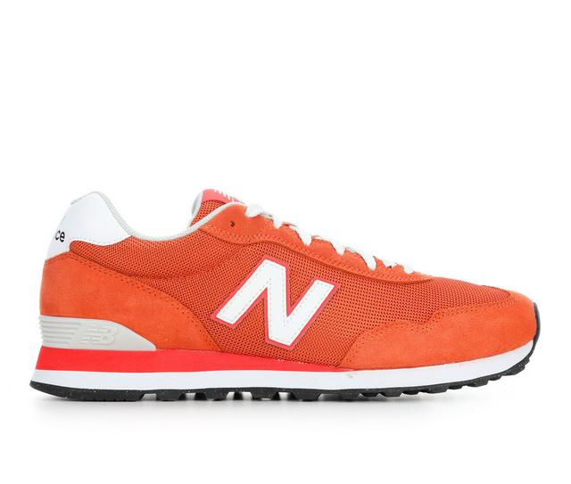 Men's New Balance 515 Sustainable Sneakers in Orange/White color