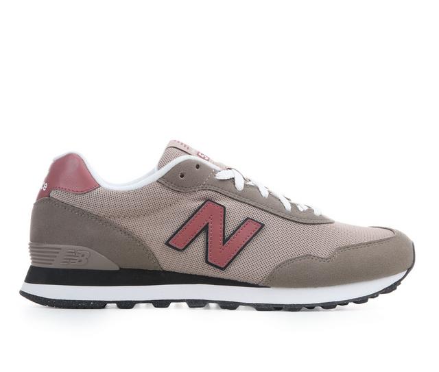 Men's New Balance 515 Sustainable Sneakers in Brown/Red color