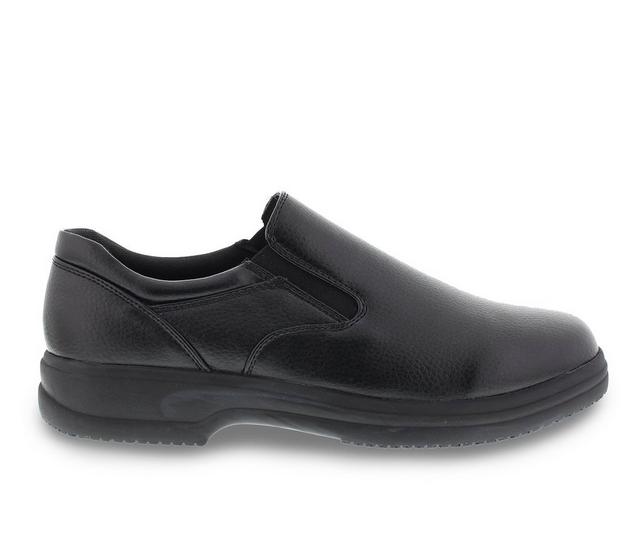 Men's Deer Stags Manager Slip-Resistant Shoes in Black color
