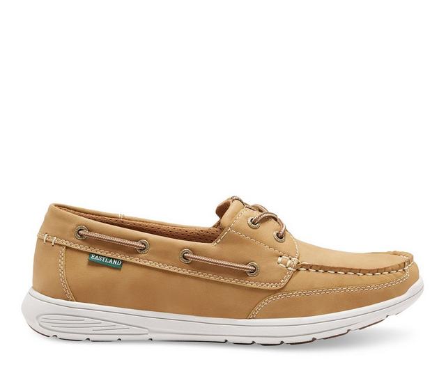 Men's Eastland Benton Boat Shoes in Khaki color