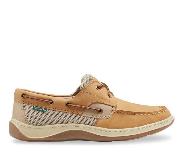 Men's Eastland Solstice Boat Shoes in Tan color