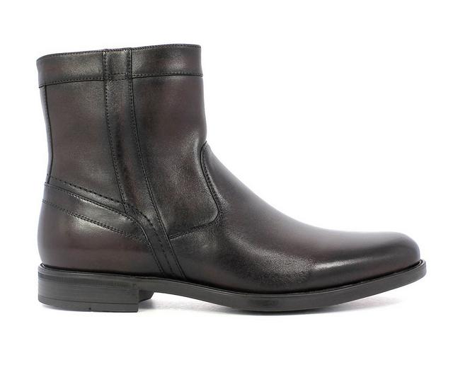 Men's Florsheim Midtown Zip Dress Boots in Brown color