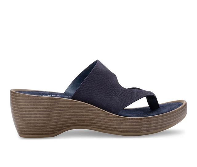 Women's Eastland Laurel Sandals in Navy color