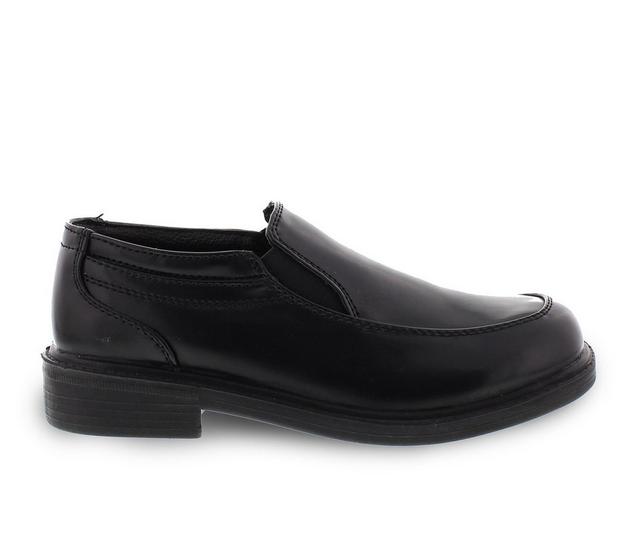 Boys' Deer Stags Little Kid & Big Kid Brian Wide Width Dress Shoes in Black color