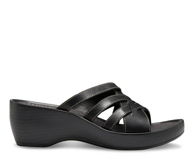 Women's Eastland Poppy Sandals in Black color