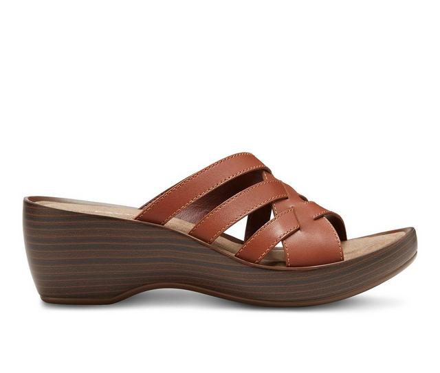 Women's Eastland Poppy Sandals in Tan color