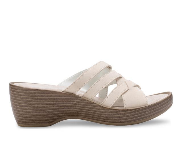 Women's Eastland Poppy Sandals in White color