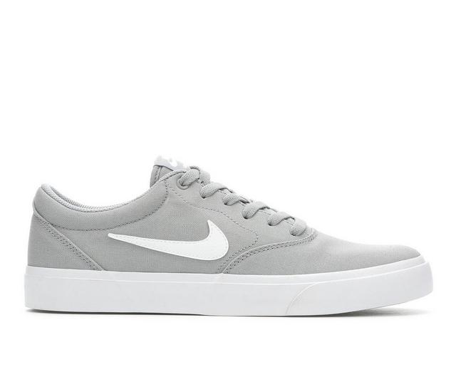 Men's Nike SB Charge Sneakers in Gry/Wht 003 color