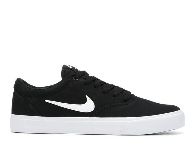Men's Nike SB Charge Sneakers in Black/White color