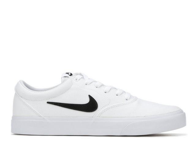 Men's Nike SB Charge Sneakers in White/Black/Gum color