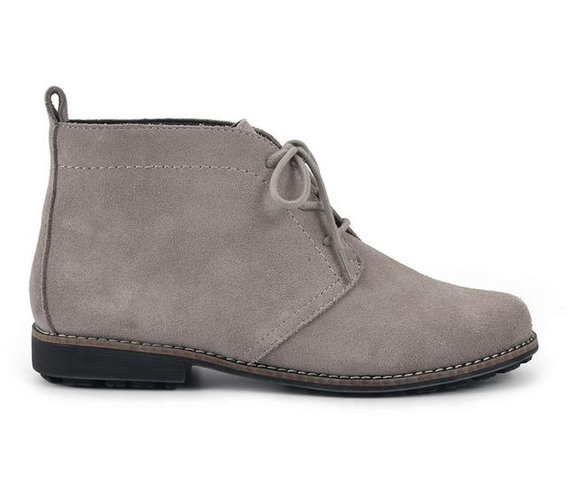 Women's White Mountain Auburn Booties in Light Grey color